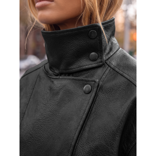Veste en simili Fideline - Noir