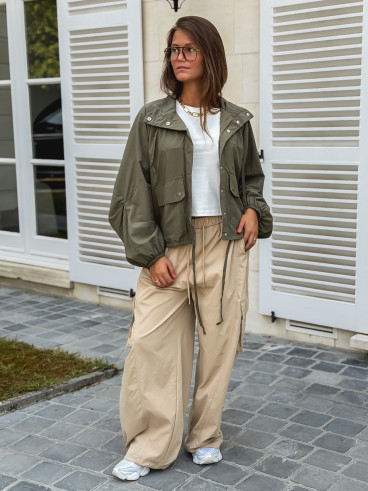 Veste courte Iliana - Kaki