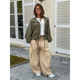 Veste courte Iliana - Kaki