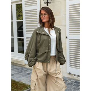 Veste courte Iliana - Kaki