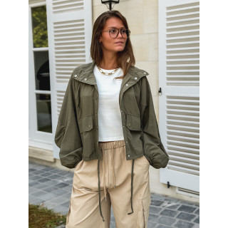 Veste courte Iliana - Kaki