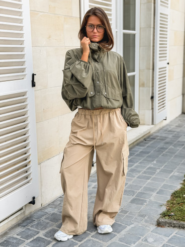 Veste courte Iliana - Kaki