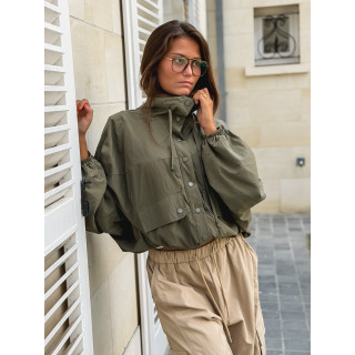 Veste courte Iliana - Kaki