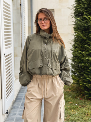 Veste courte Iliana - Kaki