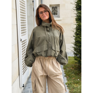 Veste courte Iliana - Kaki
