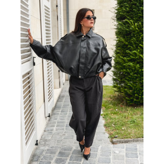 Veste en simili Wanda - Noir