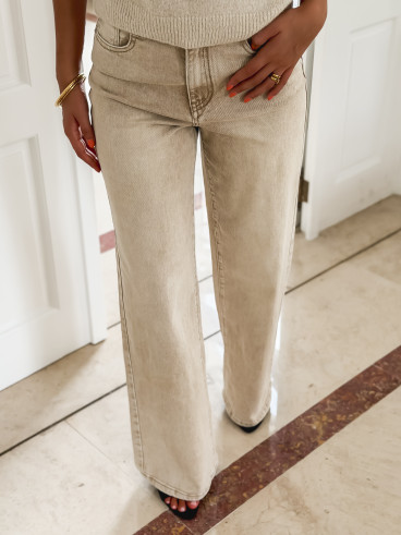 Jeans Dunia - Beige