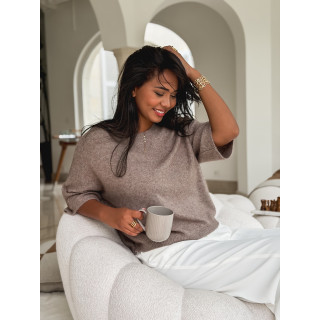 Pull India - Taupe