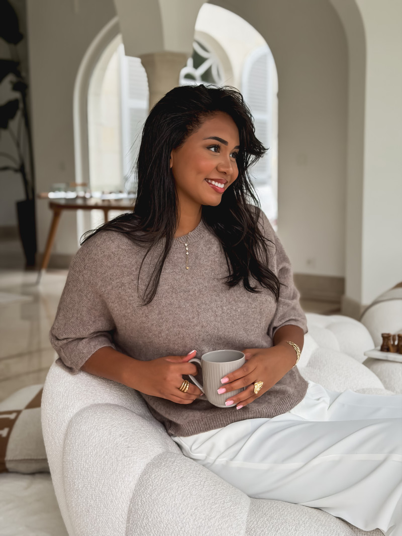 Pull India - Taupe Pull India - Taupe