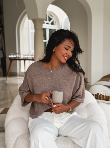 Pull India - Taupe Pull India - Taupe