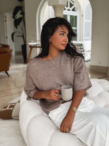 Pull India - Taupe Pull India - Taupe