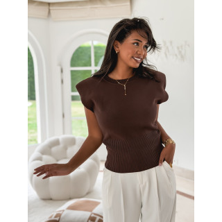 Pull Xéna - Chocolat