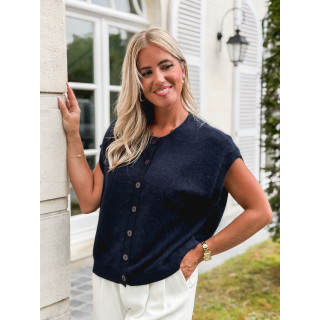 Gilet sans manches Christina - Bleu marine