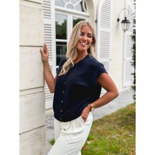 Gilet sans manches Christina - Bleu marine