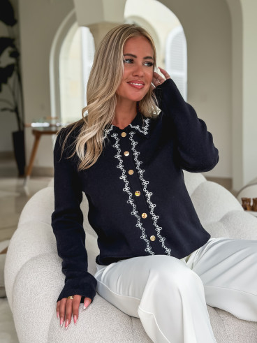 Gilet Nilda - Bleu marine