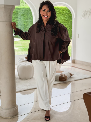 Chemise Saskia - Chocolat