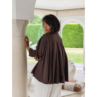 Chemise Saskia - Chocolat