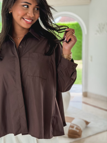 Chemise Saskia - Chocolat