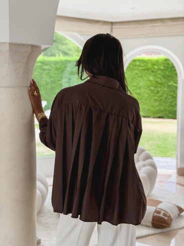 Chemise Saskia - Chocolat