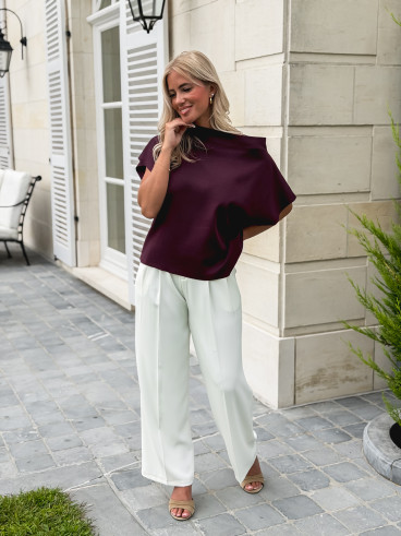 Pull sans manches Dakota - Bordeaux Pull sans manches Dakota - Bordeaux