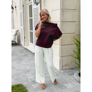 Pull sans manches Dakota - Bordeaux