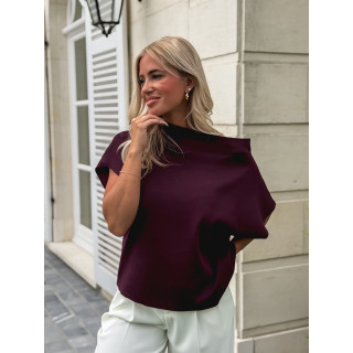 Pull sans manches Dakota - Bordeaux