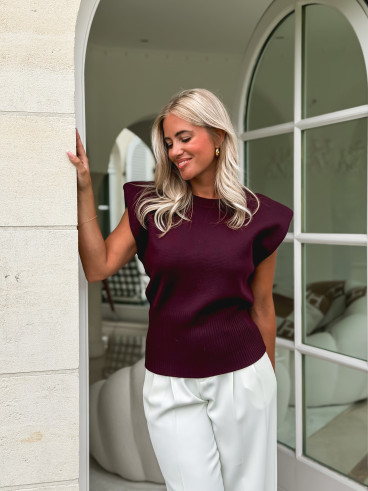 Pull Xéna - Bordeaux