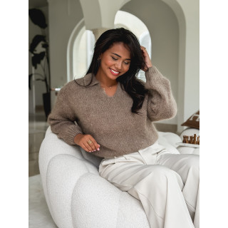 Pull Joéva - Taupe
