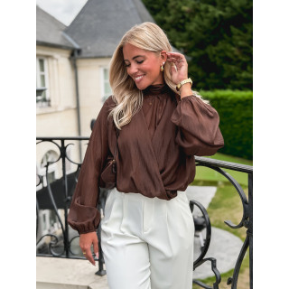 Blouse Latifa - Chocolat