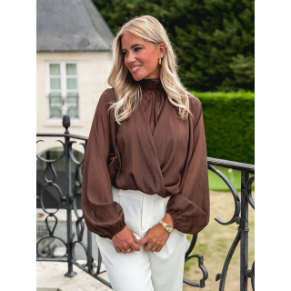 Blouse Latifa - Chocolat