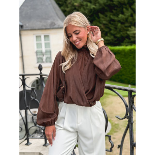 Blouse Latifa - Chocolat