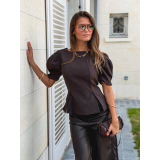 Blouse Tayana - Chocolat