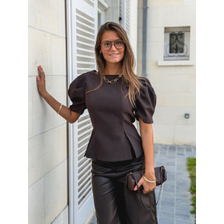 Blouse Tayana - Chocolat
