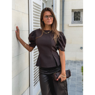 Blouse Tayana - Chocolat