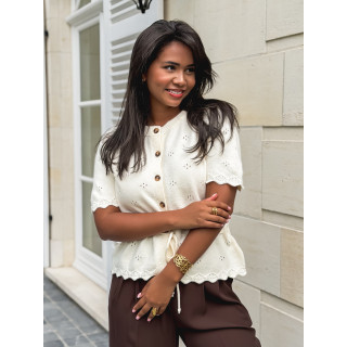 Gilet Esther - Ecru