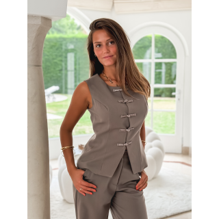 Gilet Yavana - Marron