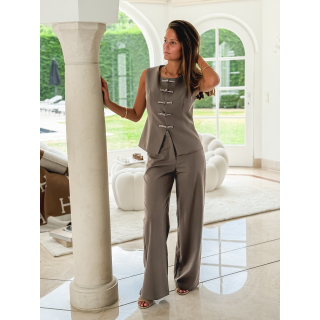 Gilet Yavana - Marron