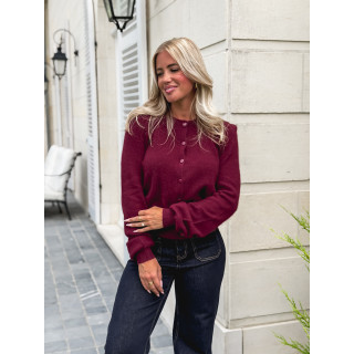 Gilet Ophélina - Bordeaux