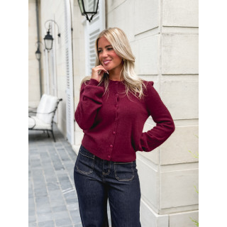 Gilet Ophélina - Bordeaux