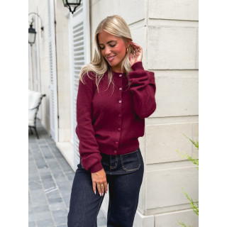 Gilet Ophélina - Bordeaux