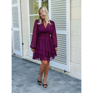 Robe courte Fruiti - Bordeaux