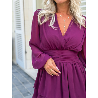 Robe courte Fruiti - Bordeaux