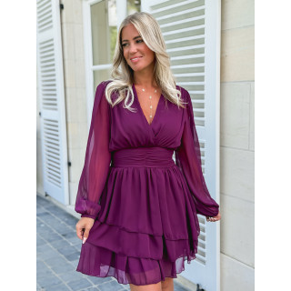 Robe courte Fruiti - Bordeaux