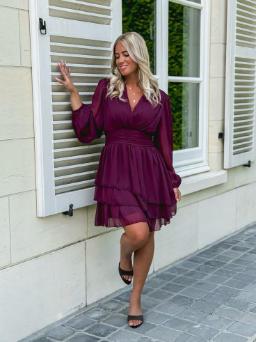 Robe courte Fruiti - Bordeaux Robe courte Fruiti - Bordeaux