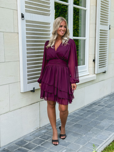 Robe courte Fruiti - Bordeaux Robe courte Fruiti - Bordeaux