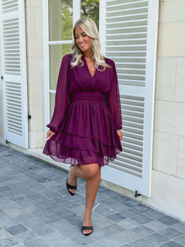 Robe courte Fruiti - Bordeaux Robe courte Fruiti - Bordeaux