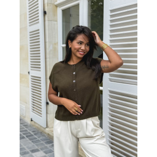Gilet sans manches Christina - Kaki