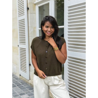 Gilet sans manches Christina - Kaki
