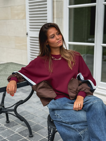 Pull Poliana - Bordeaux