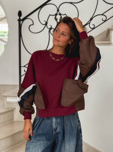 Pull Poliana - Bordeaux